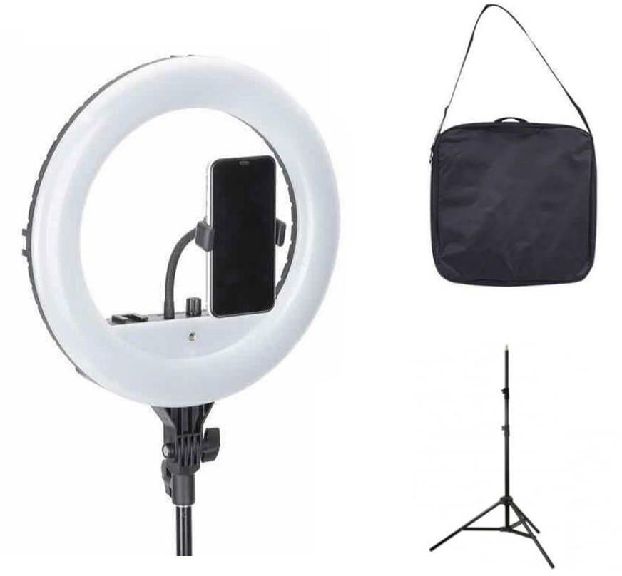 Ring Light from General, Ring Light with Stand for Shooting YouTube Videos& Tik Tok & Social Media, White LF-R380C