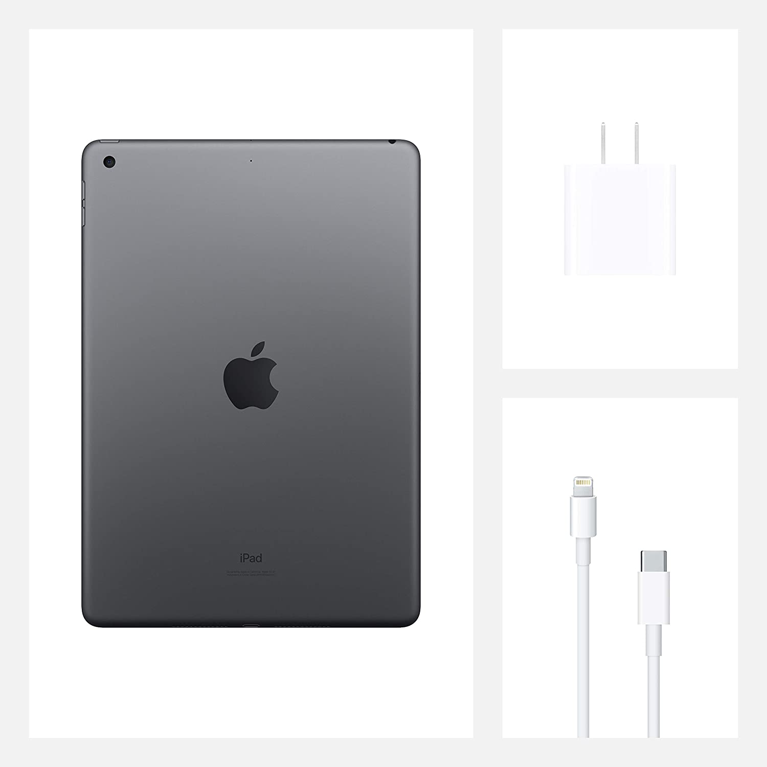 Apple iPad 8th Gen, 10.2 Inch Display, 128 GB Internal Memory, 2 GB RAM, Space Gray
