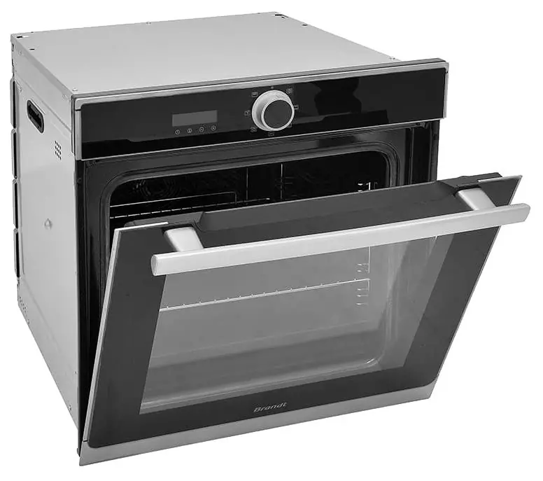 Brandt built-in oven, 60 cm, electric, 73 litres, digital, black, BXE6538XS