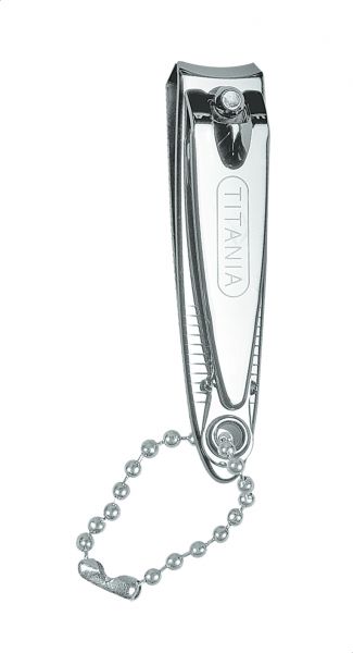 قصافة أظافر معدنية للكبار من تيتانيا، مقلم ومشذب أظافر، فضى 10521