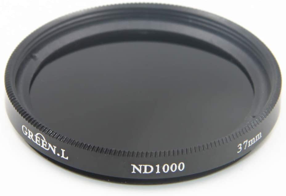 GREEN.L 37mm ND1000 Filter Slim Neutral Density ND Filter Optical Glass 10 Stop