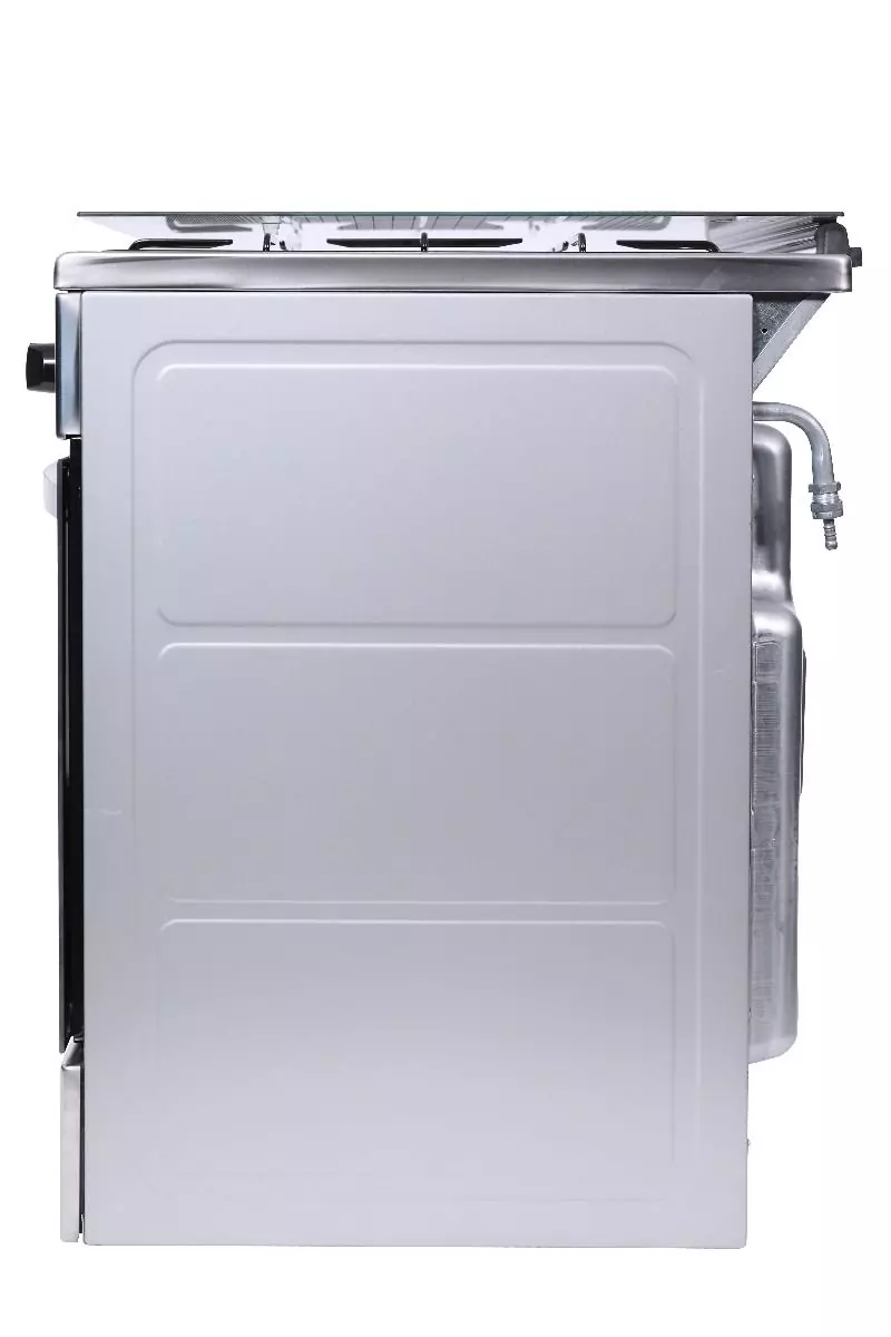 Zanussi Freestanding Gas Cooker, 4 Burners, Stainless Steel, 60 x 60 x 88.5 cm - ZCG61026XA