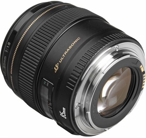 Canon EF 85mm f-1.8 USM Lens, Black