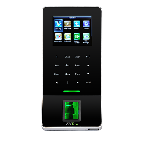 ZKteco F22 Fingerprint Attendance Device , 2.4 Inch Screen , Black
