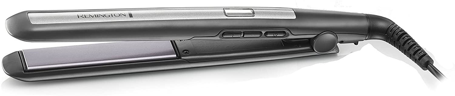 مكواة فرد الشعر ريميجتون، ألواح سيراميك، 230 درجة سيليزيوس، رمادي، S5507DS