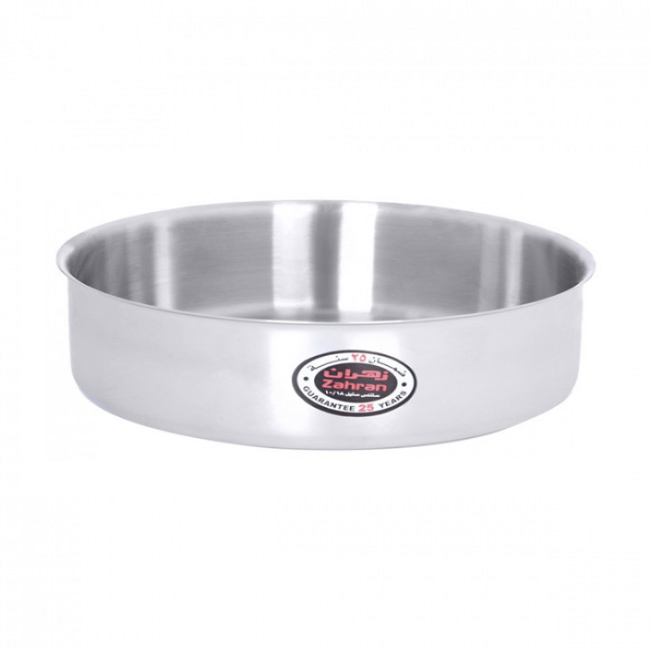 Zahran stainless oven tray, size 28 - silver