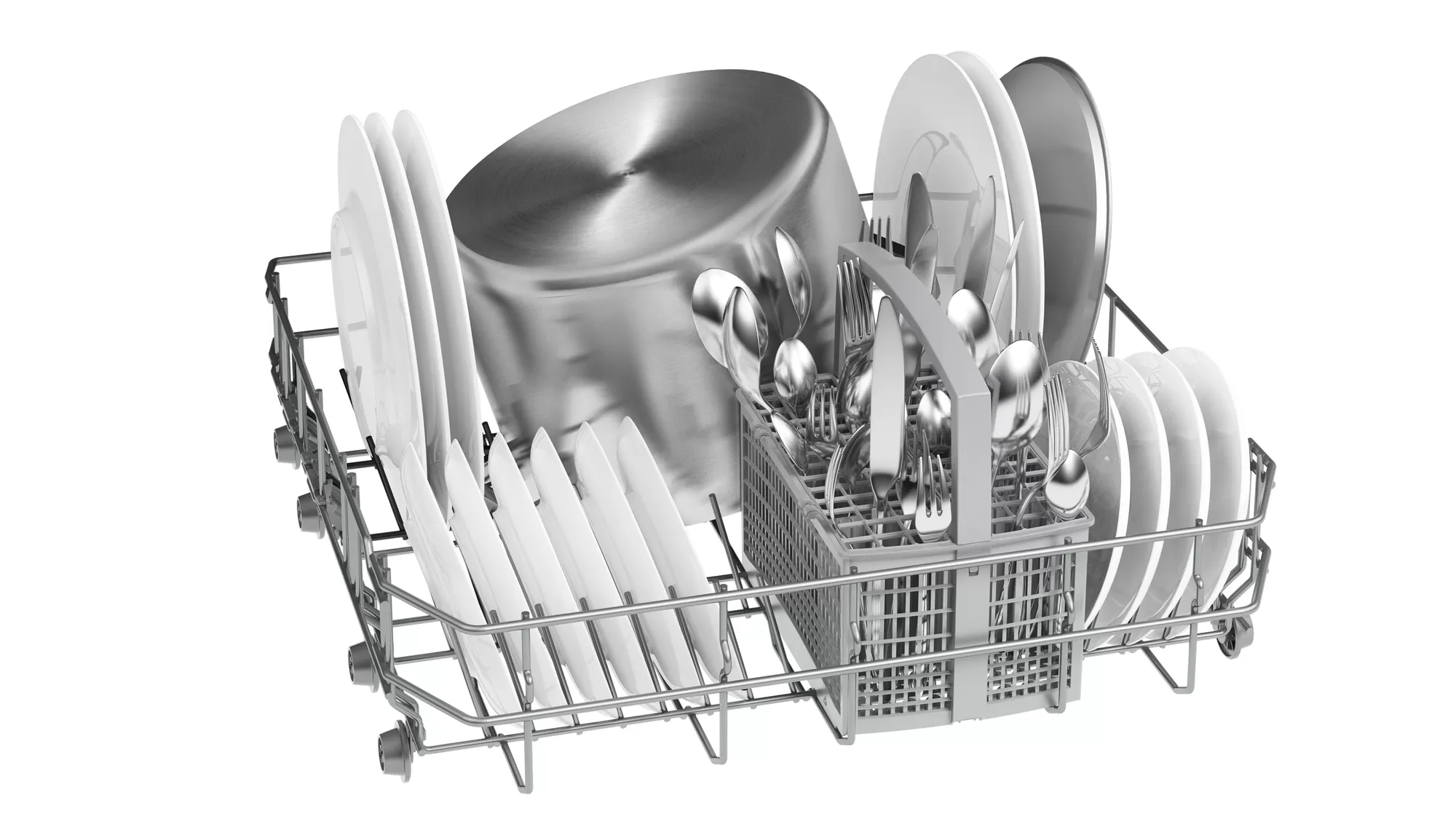 Bosch Dishwasher 12 Place Settings, Silver SMS40D18EU