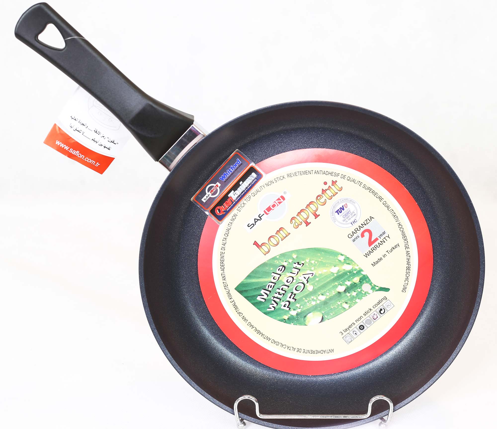 مقلاة تحمير تيفال من سافلون تركي مقاس 28 بيد واحدة