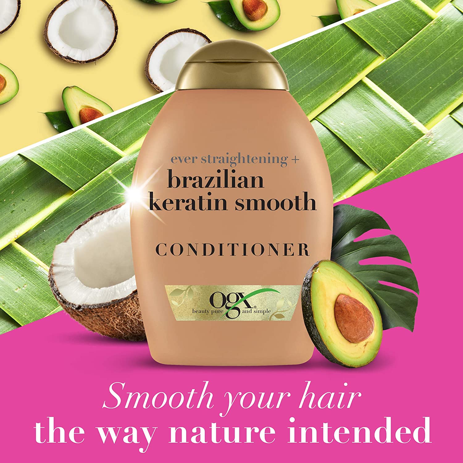 OGX Organics Brazilian Keratin Conditioner 385 ml