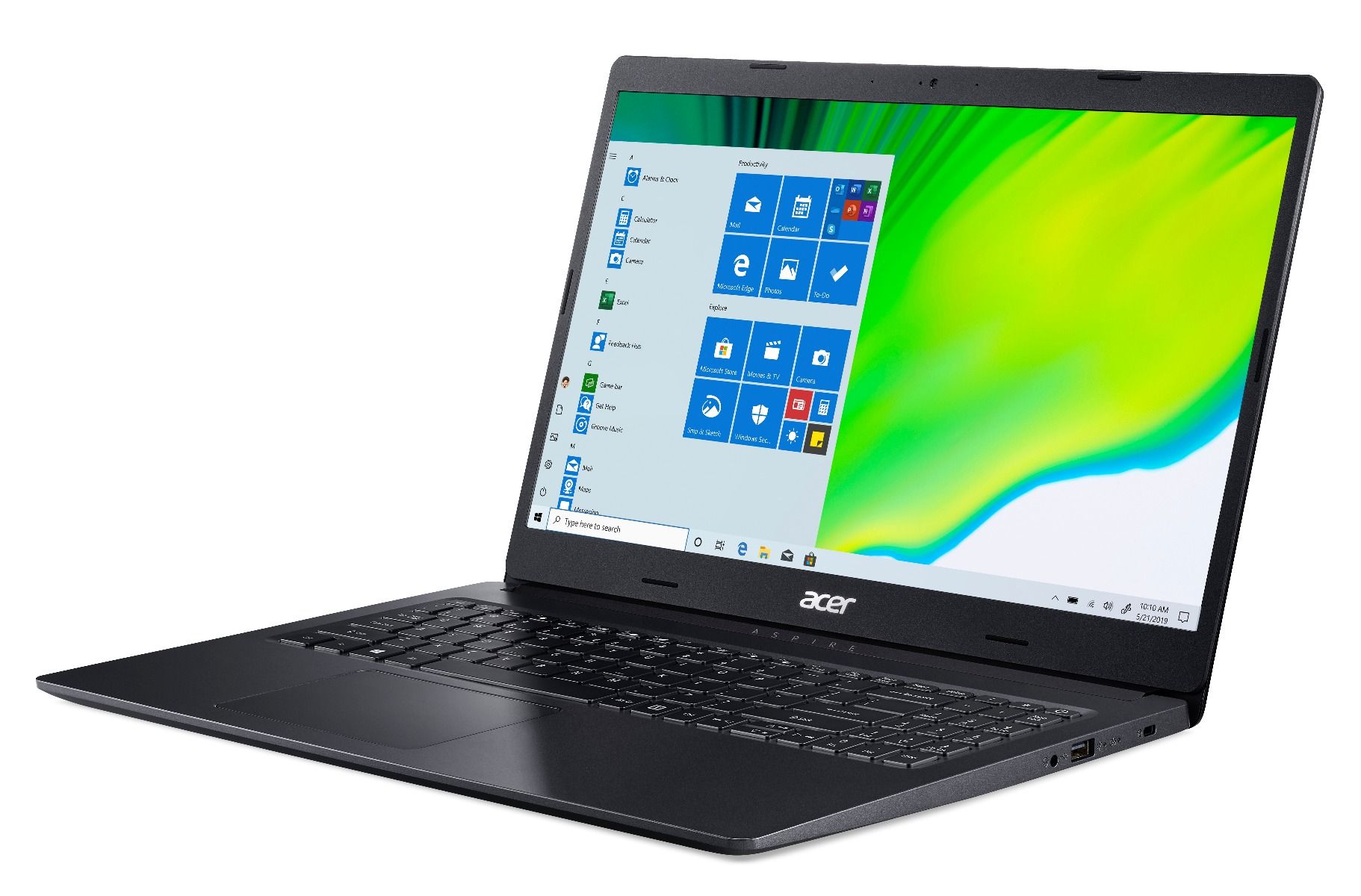 Acer Aspire 3 A315-57G-55L4 Laptop, 10th Gen Intel® Core™ i5, 8GB Ram, 1TB HDD, NG FORCE MX330 2GB, 15.6 Inch HD, Windows 10, Black