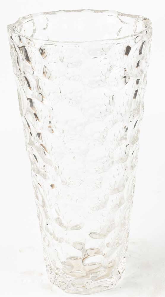 فازة زهور ونباتات كلاسيك زجاج كبيرة - شفاف