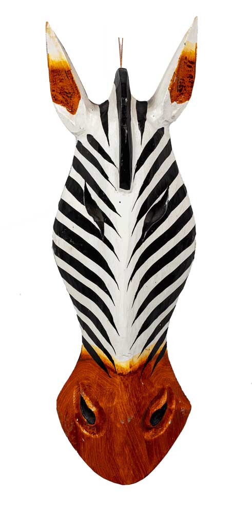 Mask Zebra 50 cm Africano