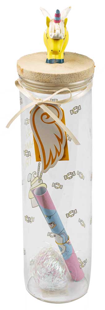 صندوق هدايا مراسيل زجاجية حجم كبير - شفاف