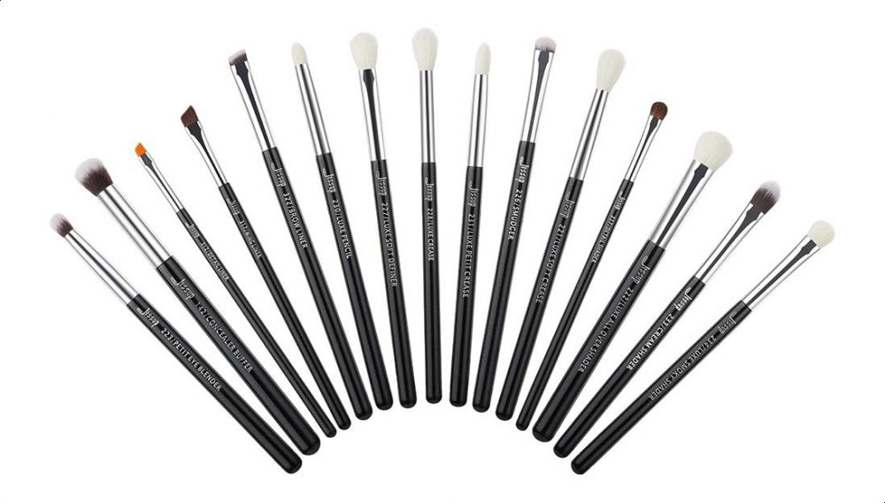 Jessup Eye Makeup Brushes Set T177  15 Pieces