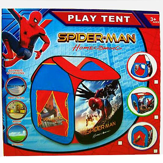 Spiderman ball tent toy, 100 balls, 995-7080B