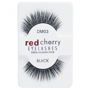 Red Cherry Eyelashes 100% Human Hair DM03