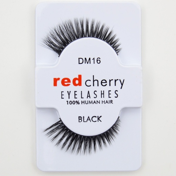 Red Cherry False Eyelashes, Black DM16