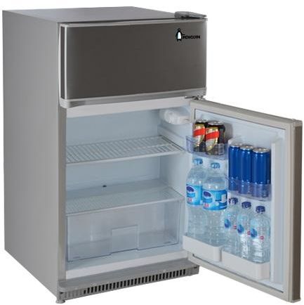 Penguin Mini Bar Refrigerator, Defrost, 150 Liters, Two Doors, Silver, FG200L