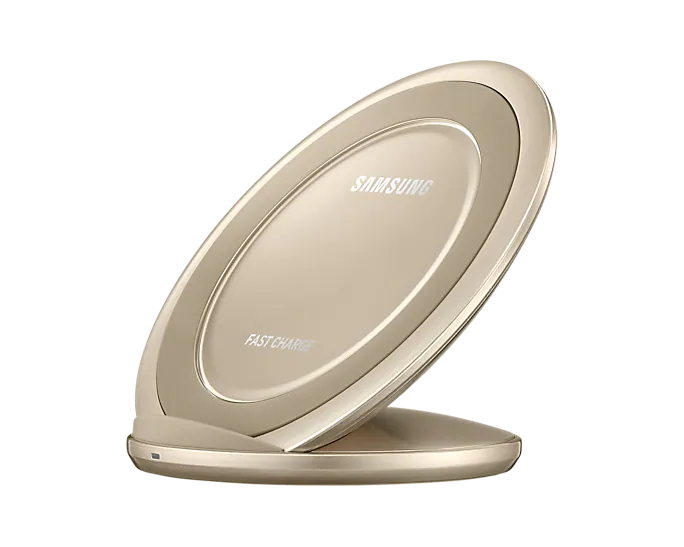 شاحن لاسلكي ستاند للشحن السريع من سامسونج EP-NG930BFEGWW ذهبي