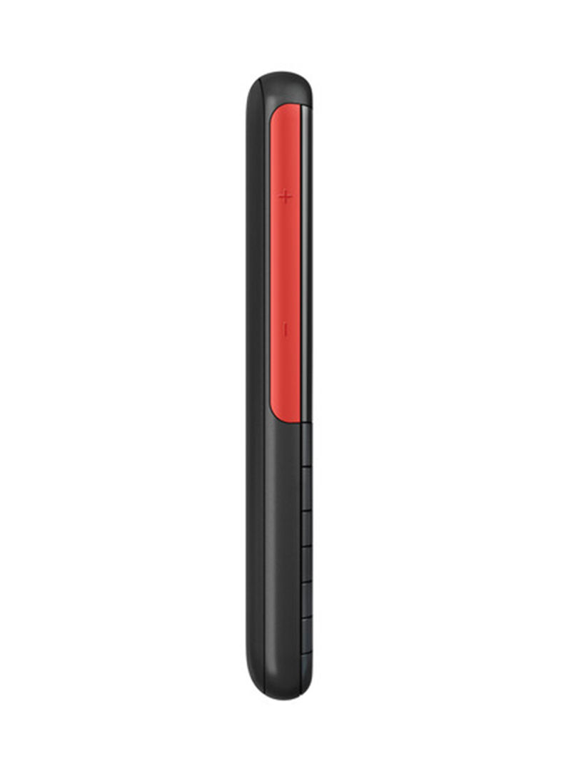 موبايل نوكيا 5310، ثنائي الشريحة، ذاكرة داخلية 16 ميجابايت، رامات 8 ميجابايت، شبكة الجيل الرابع إل تي إي، أسود وأحمر