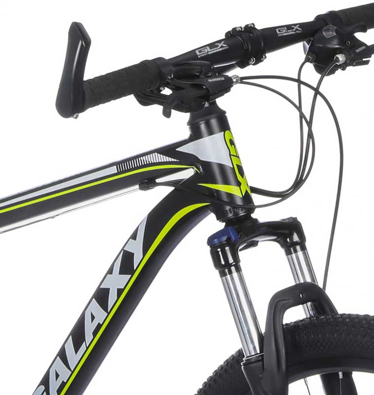 Galaxy A5 Mountain Bike, Size 29, 21 Speed, Black x Yellow