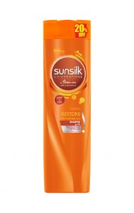 شامبو صانسيلك لتجديد فورى للشعر التالف 20% 420 مل