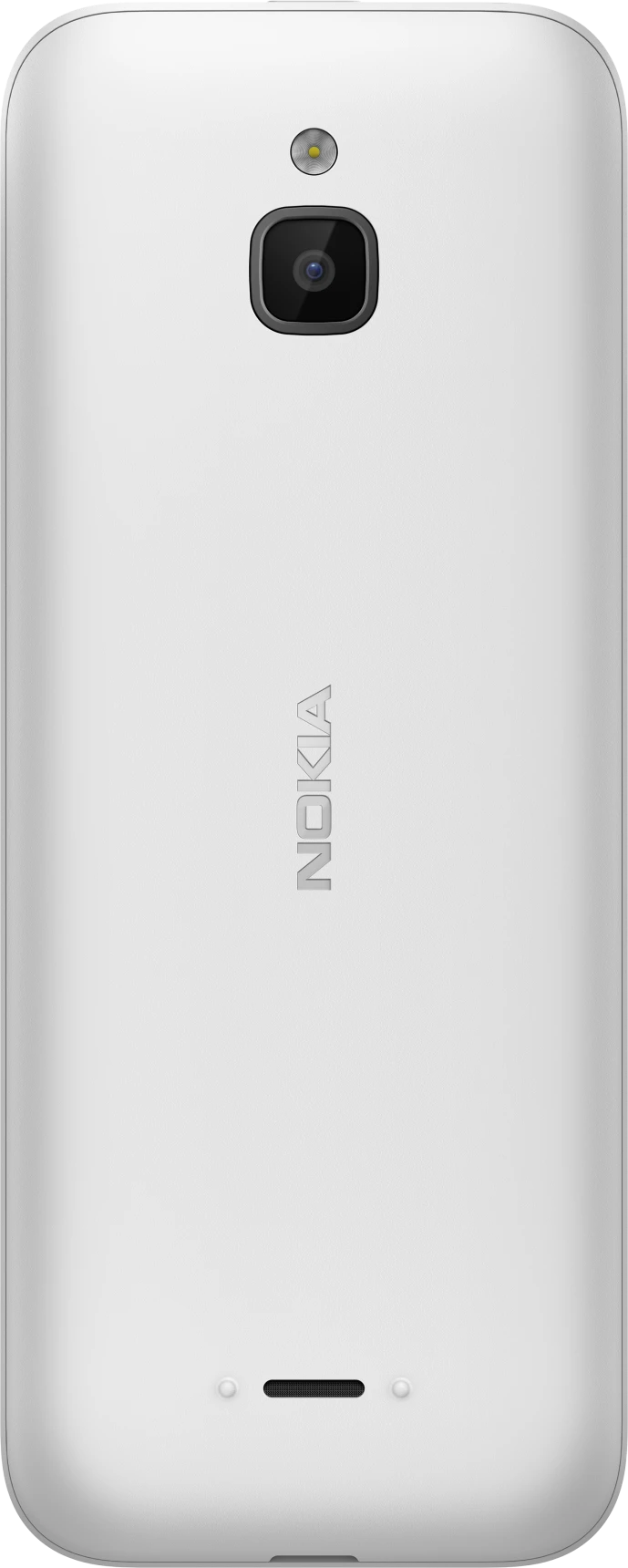 Nokia 6300 4G Dual Sim Mobile, 2.4 Inches, 4 GB, 512 MB RAM, 4G - White