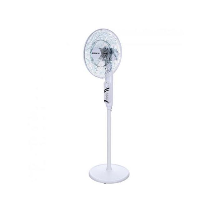 Fresh Turbo Stand Fan 16 White Elghazawy Shop