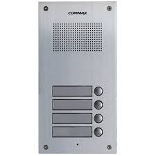 Comax intercom Panel, 4 communication lines, gray DR.4UM.M