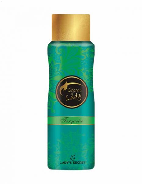 Secret of Lady Turquoise Deodorant for Women - 200 ml