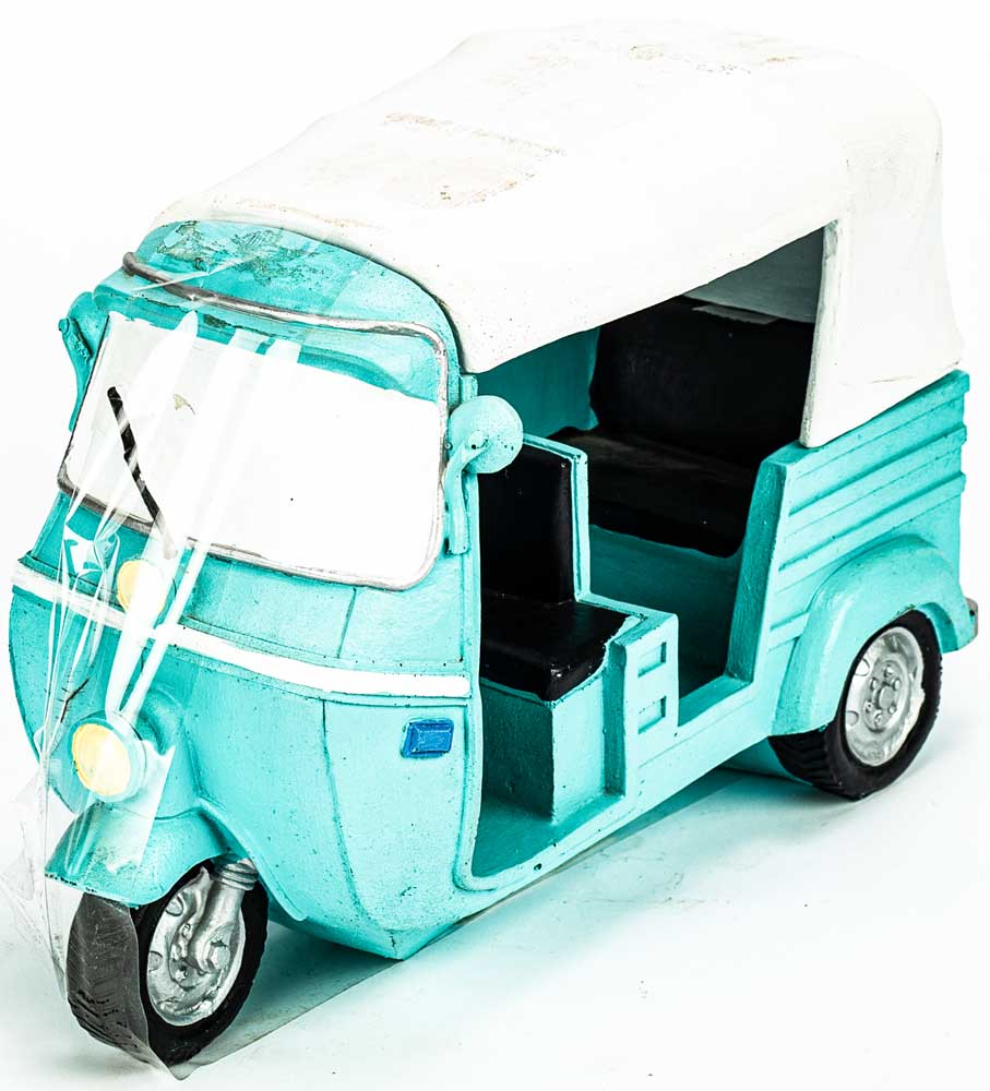 أنتيكة معدن علي شكل توكتوك تركواز - ST295