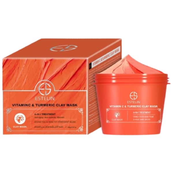 ماسك الطين فيتامين سى وكركم من إيستلين  100جم