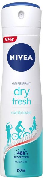 Nivea Dry Fresh  BODY SPRAY FOR WOMEN 150 ml