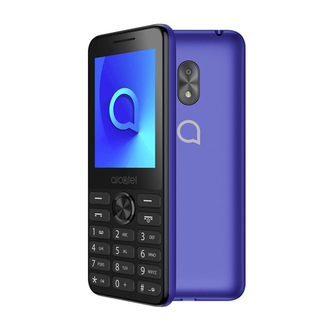 Alcatel 2003 Mobile Dual Sim - 2.4 Inch, 4 MB, 4 MB RAM, 2G, Blue