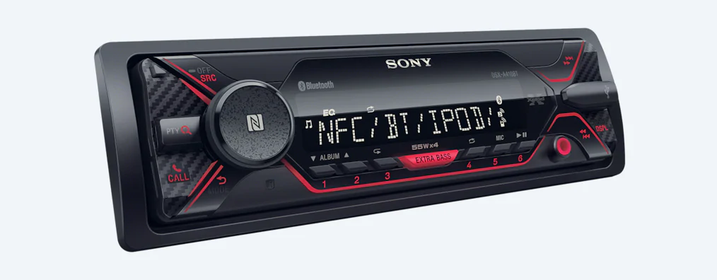 Sony Digital Car Audio Player, Bluetooth, Black DSX-A410BT