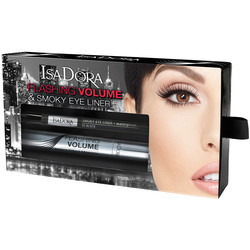 ISADORA HOLIDAY GIFT PACK FLASHING VOLUME & SMOKY EYELINER  014 18