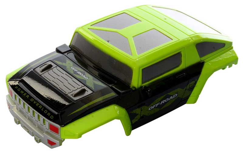 لعبة سيارة، مع شاحن وريموت، أخضر × أسود، SJL888