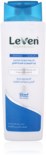 شامبو ليفين بالليمون و زيت شجرة الشاي ضد القشرة 400 مل