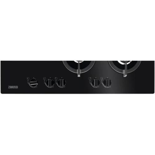Zanussi Built-In Hob, 75 x 50 cm, 5 Gas Burners, Black, ZGO78530BA