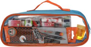 مقلمة بلاستيك بالادوات واي بلس، لون متعدد