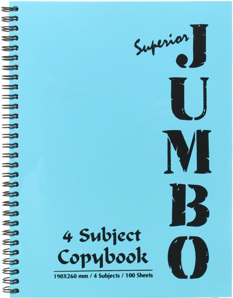 Mintra Jumbo Spiral Notebook B5, 100 Sheets, Assorted Color