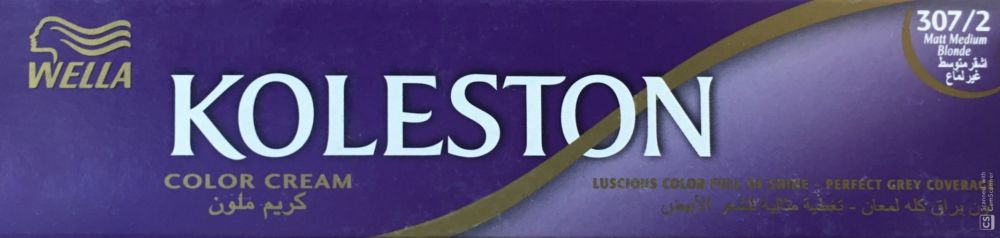 كريم ملون شعر اشقر متوسط غير لامع من ويلا كوليستون 307-2 120 مل