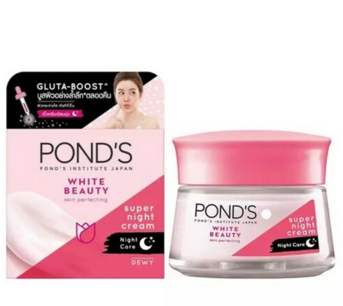 Ponds Facial White Beauty Spot Less Rosy White Night Cream 50gm