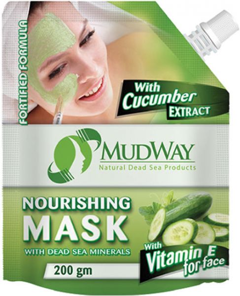 ماسك الطين لتنظيف البشرة بالخيار والبحر الميت من مودواي 200 جم
