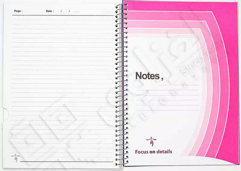 كشكول سلك الاستاذ هارد كفر120ورقة A4