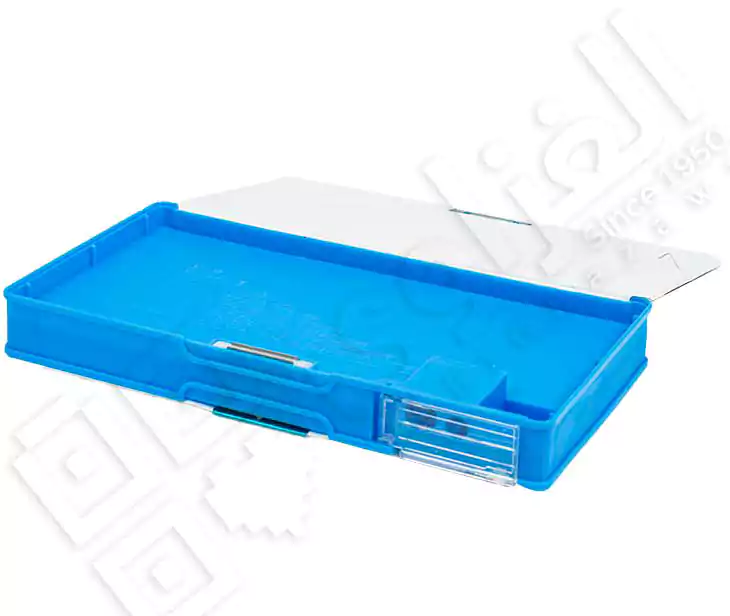 Pencil Case with Two Entrance Sharpener 25 x 14 cm, Multi Color - XU-0080