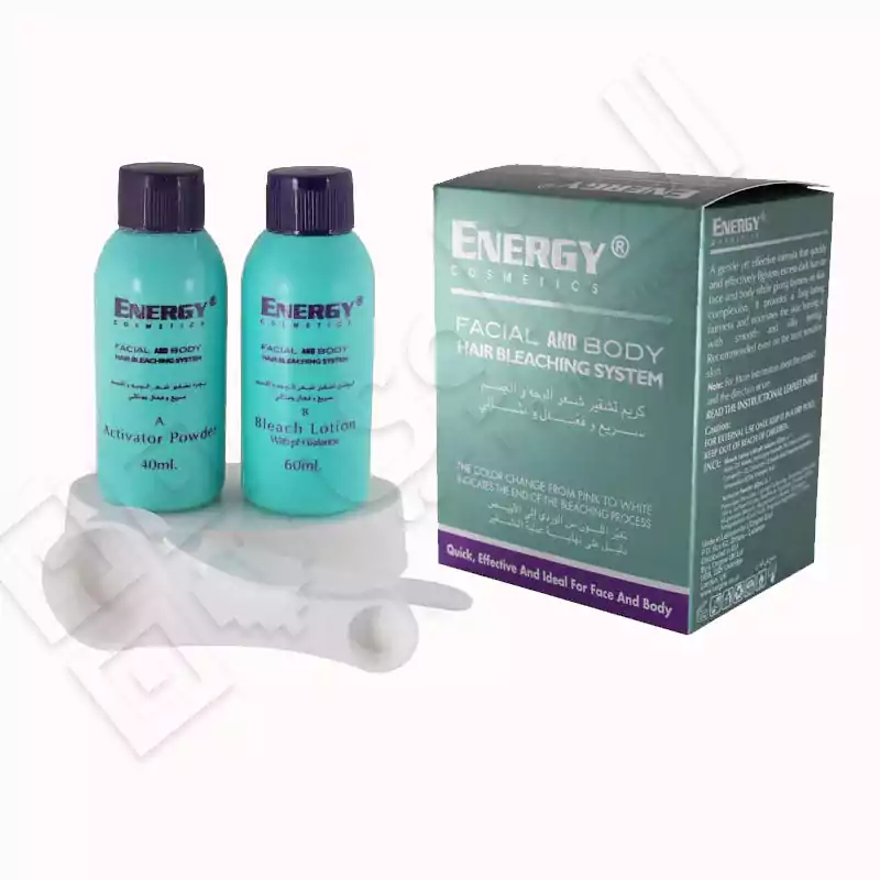 كريم تشقير لشعرالوجه والجسم من انرجى كوزمتكس  60 مل+40 مل