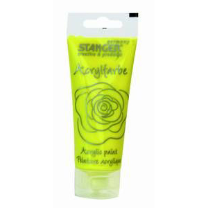 ألوان أكريلك ستانجر، أنبوب 75  مللي ، أصفر