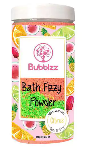 Bubblzz Citrus Blast Bath Fizzy Powder 500ml