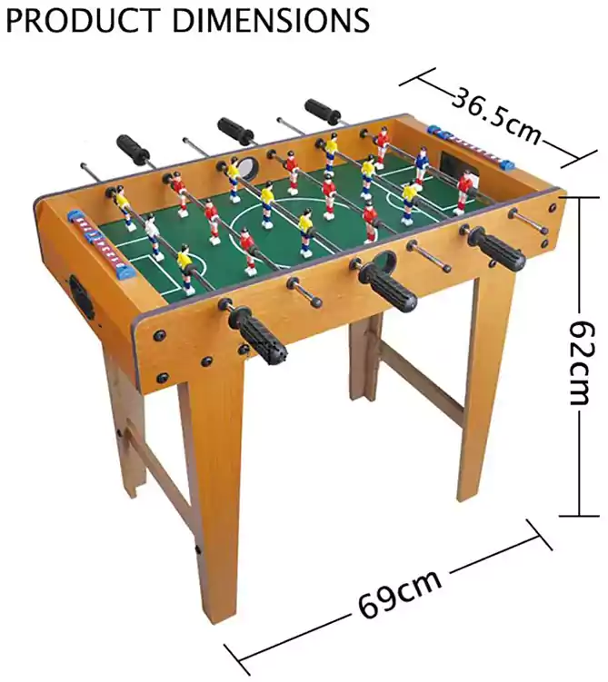 Wooden Foosball Table Hand Football 227-1A